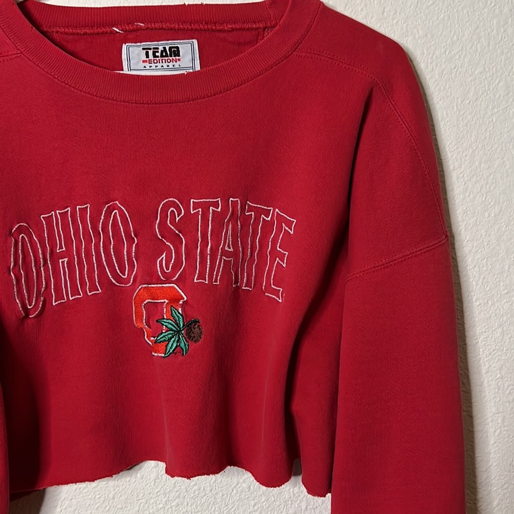 Vintage crop top sweatshirt OSU Ohio State